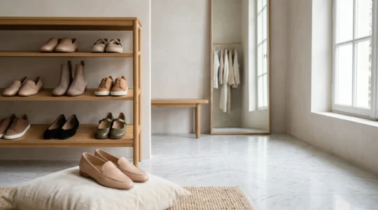 Chaussures élégantes adaptées pour femmes souffrant d'hallux valgus