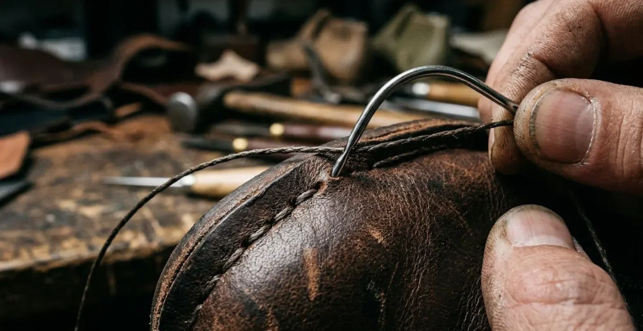 Atelier de fabrication artisanale de chaussures italiennes avec outils traditionnels