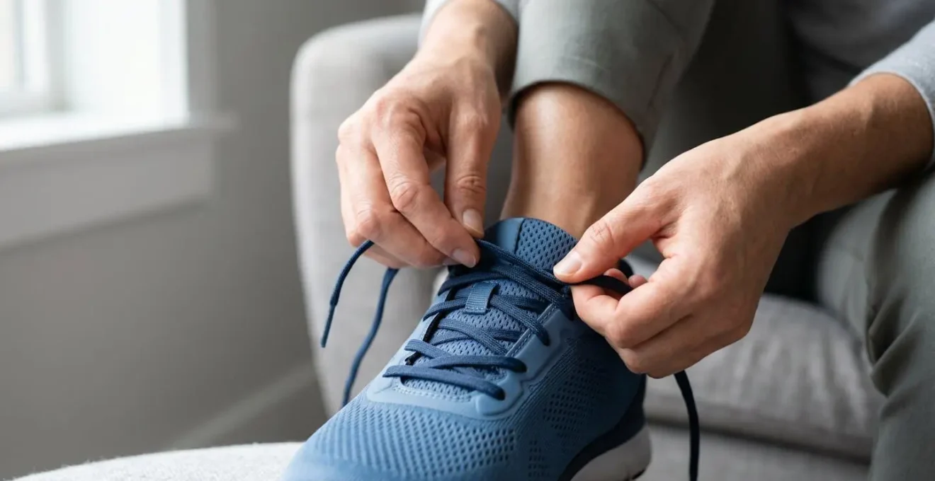 Démonstration pratique de la technique de laçage fenêtre sur une chaussure de sport